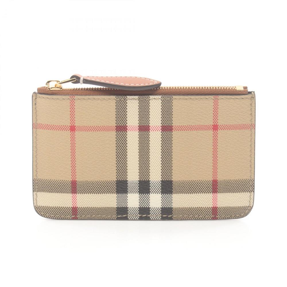 Burberry Burberry Vintage Check Coin Case Wallet Canvas Coin Case 8094428